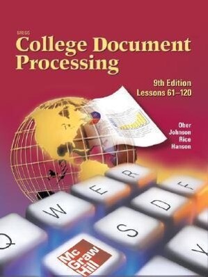 Gregg College Keyboarding & Document Processing (Gdp) Take Home Version Kit 2 for Word 2003 (Lessons 61-120) - Scot Ober/ Jack E. Johnson/ Arlene Zimmerly