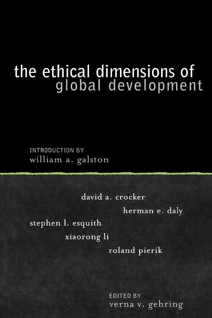 Ethical Dimensions of Global Development