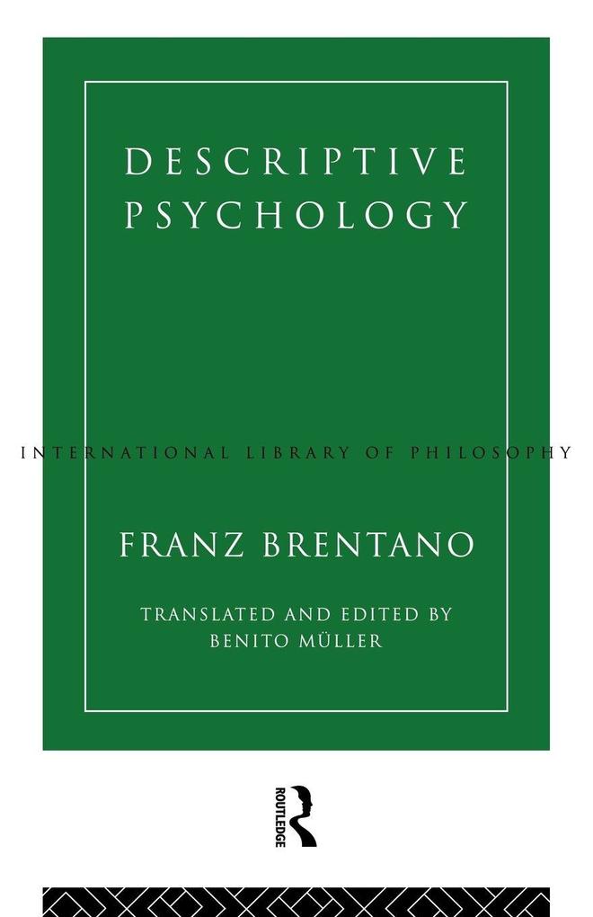 Descriptive Psychology
