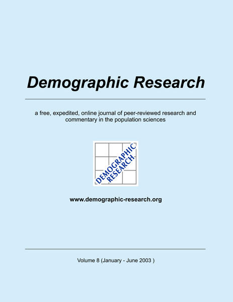 Demographic Research Volume 8