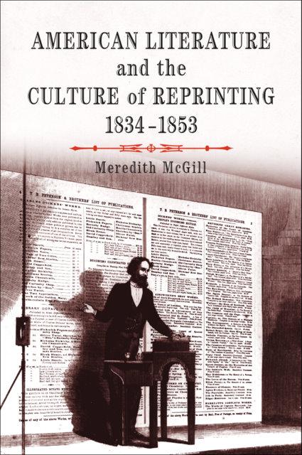 American Literature and the Culture of Reprinting 1834-1853
