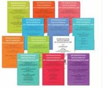 International Encyclopedia of Comparative Law Instalment 33