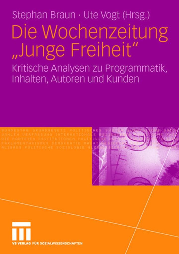 Die Wochenzeitung 'Junge Freiheit'