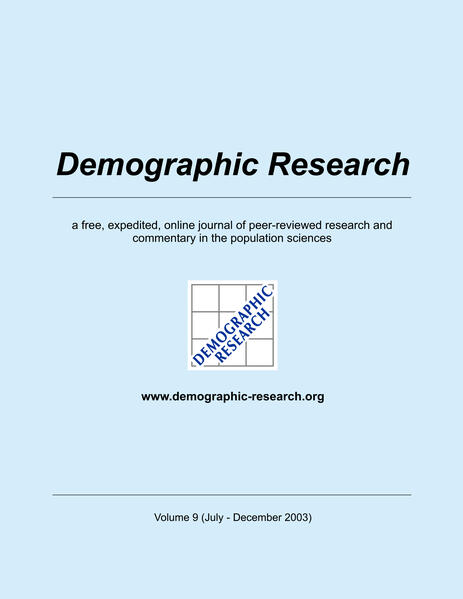 Demographic Research Volume 9