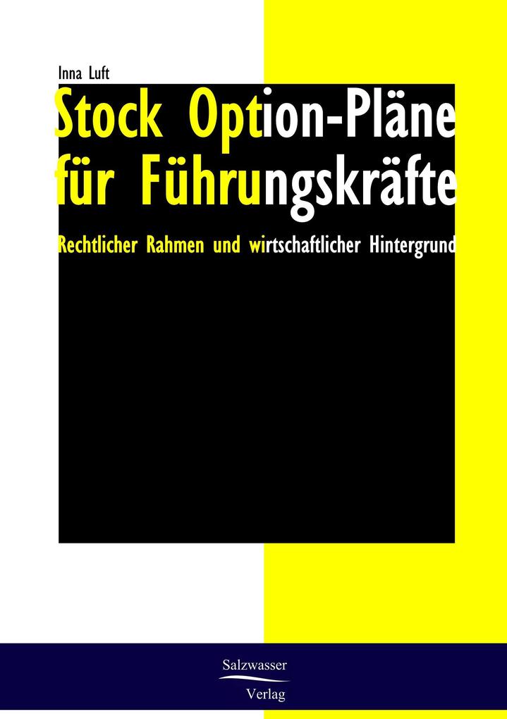 Stock Option-Pläne für Führungskräfte