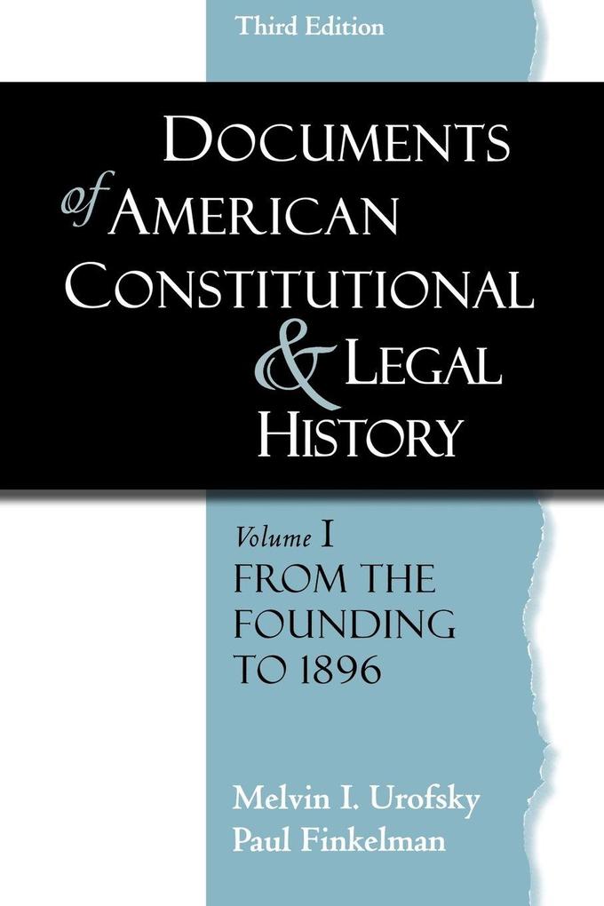From the Founding to 1896