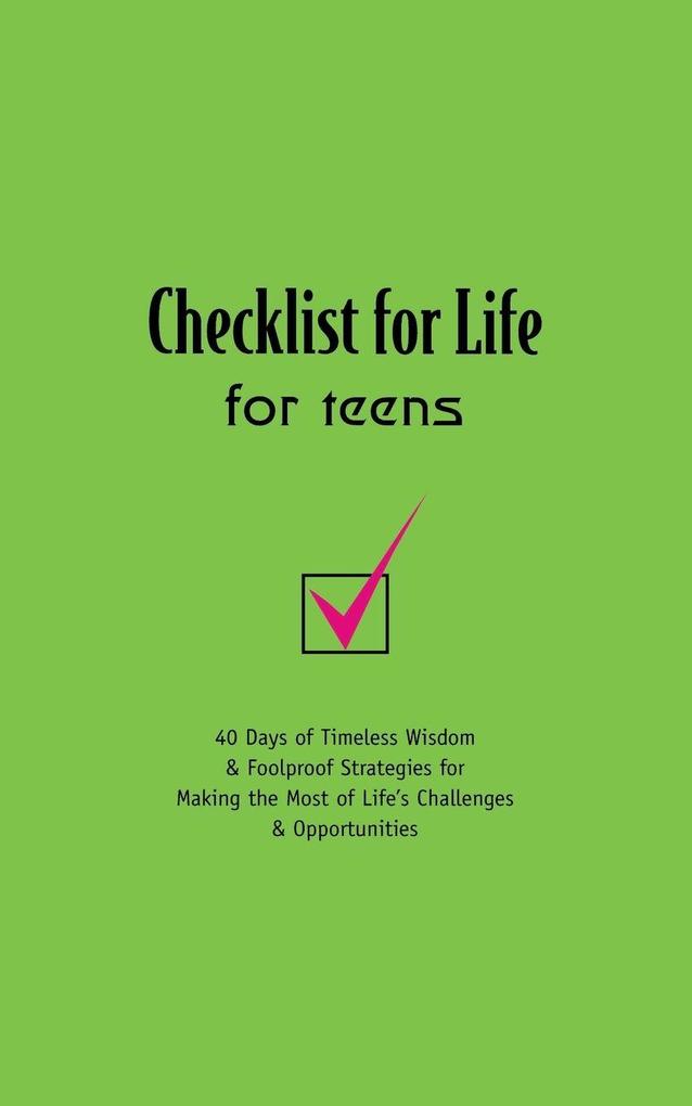 The Checklist for Life for Teens
