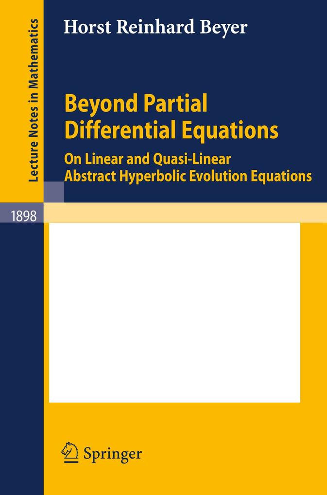 Beyond Partial Differential Equations