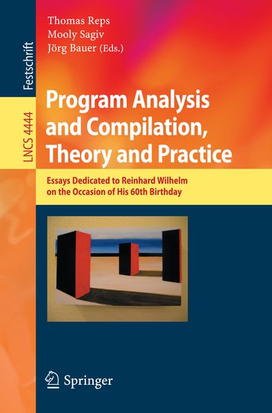 Program Analysis and Compilation Theory and Practice