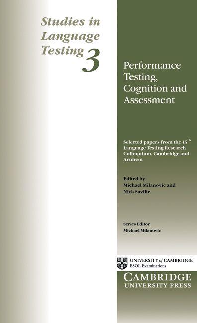Performance Testing Cognition and Assessment