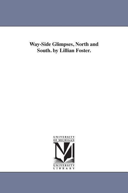 Way-Side Glimpses North and South. by Lillian Foster.