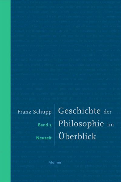 Meiner Felix Verlag Gmbh Geschichte Der Philosophie Im Überblick 3