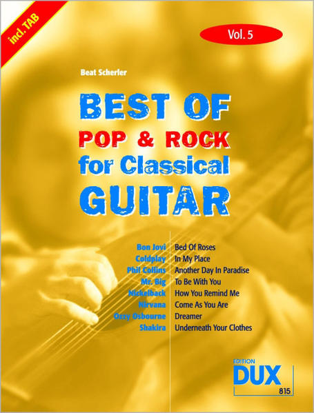 Best Of Pop & Rock for Classical Guitar 5 - Beat Scherler