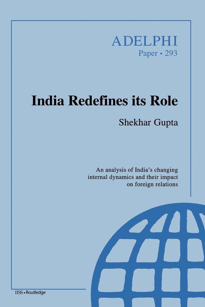 India Redefines its Role