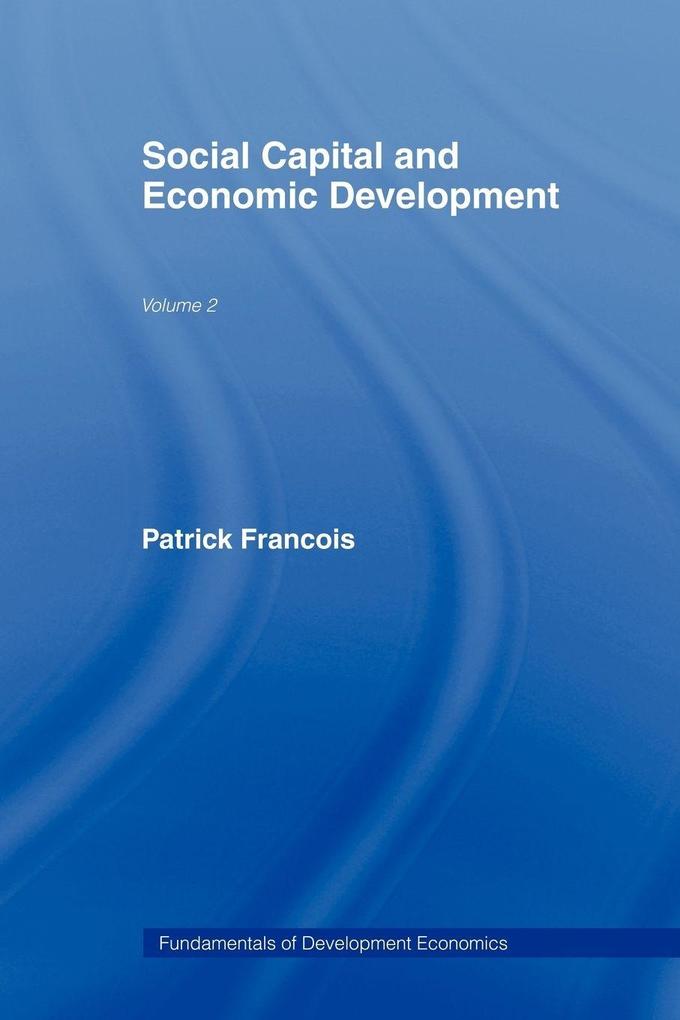 Social Capital and Economic Development