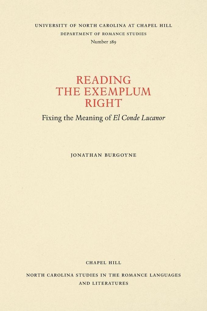Reading the Exemplum Right