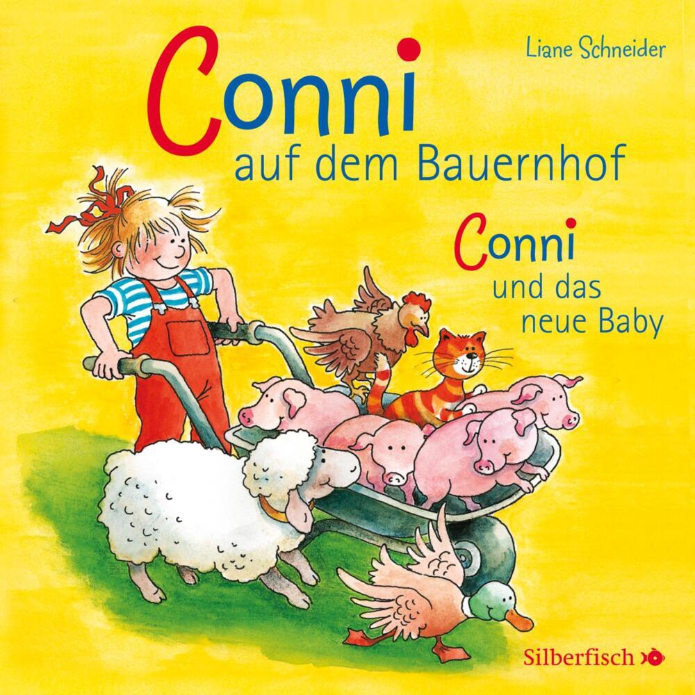Conni auf dem Bauernhof / Conni und das neue Baby (Meine Freundin Conni - ab 3) 1 Audio-CD - Liane Schneider/ Julia Boehme