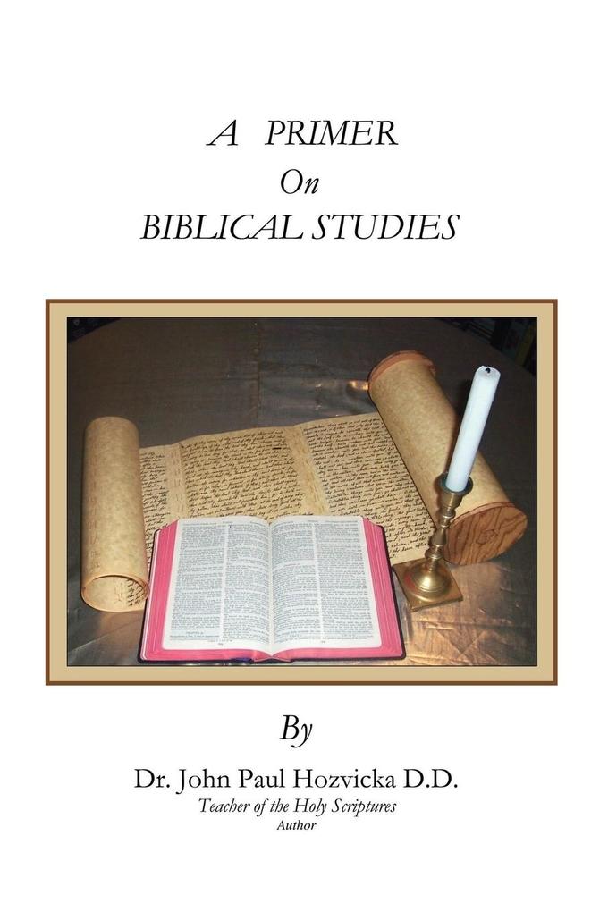 A Primer on Biblical Studies