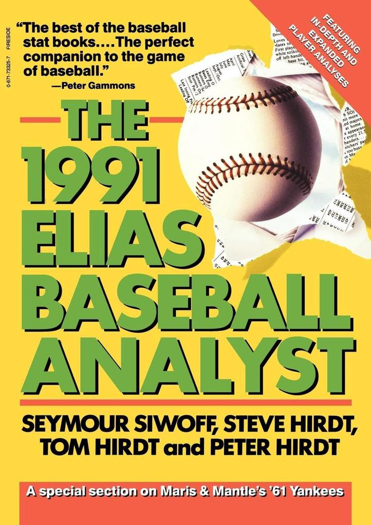 Elias Baseball Analyst 1991