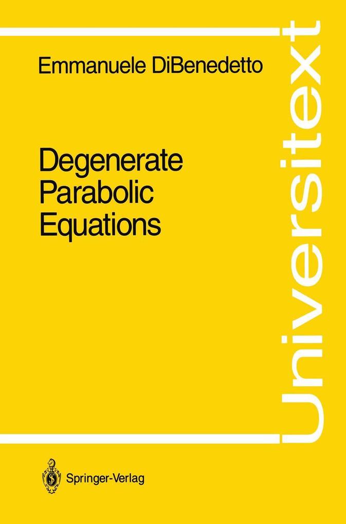 Degenerate Parabolic Equations