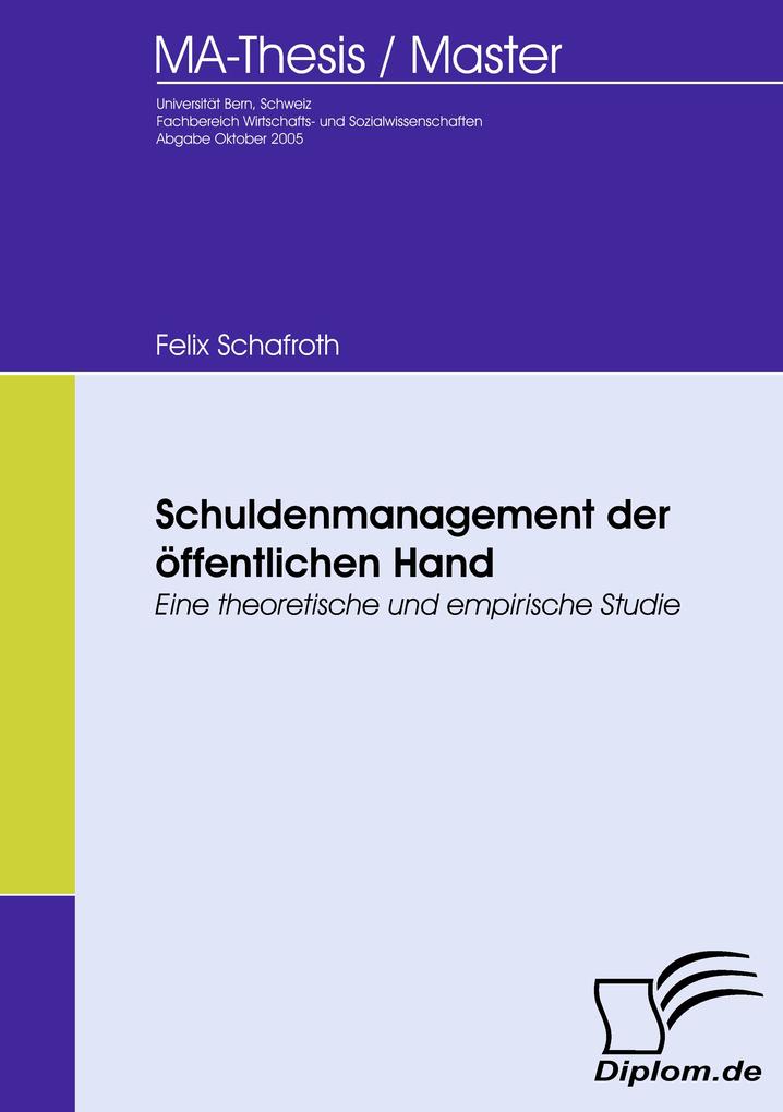 Schuldenmanagement der öffentlichen Hand