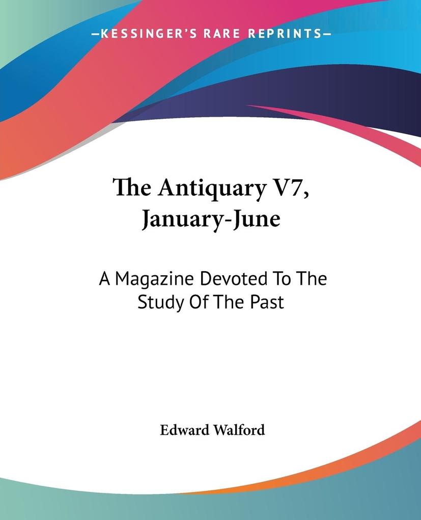 The Antiquary V7 January-June
