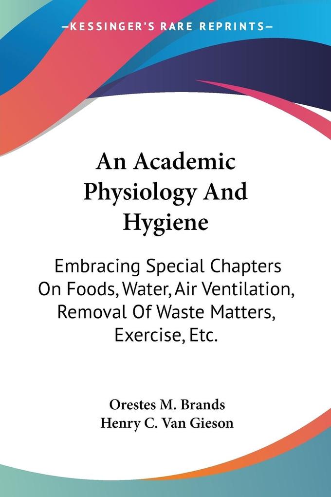 An Academic Physiology And Hygiene