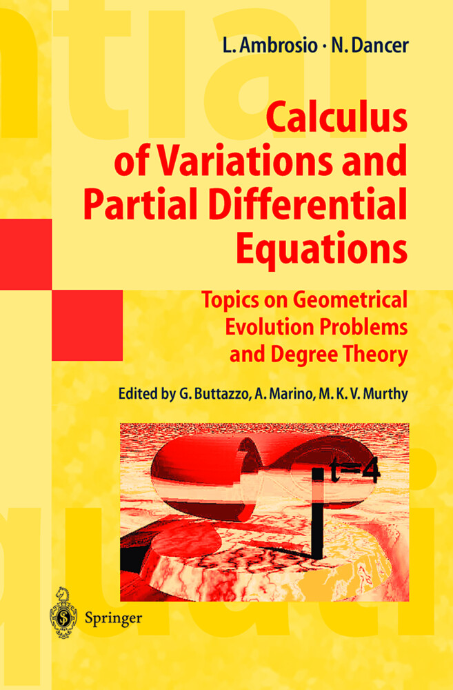 Calculus of Variations and Partial Differential Equations - Luigi Ambrosio/ Norman Dancer
