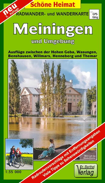 Wander- und Radwanderkarte Meiningen und Umgebung 1 : 35 000