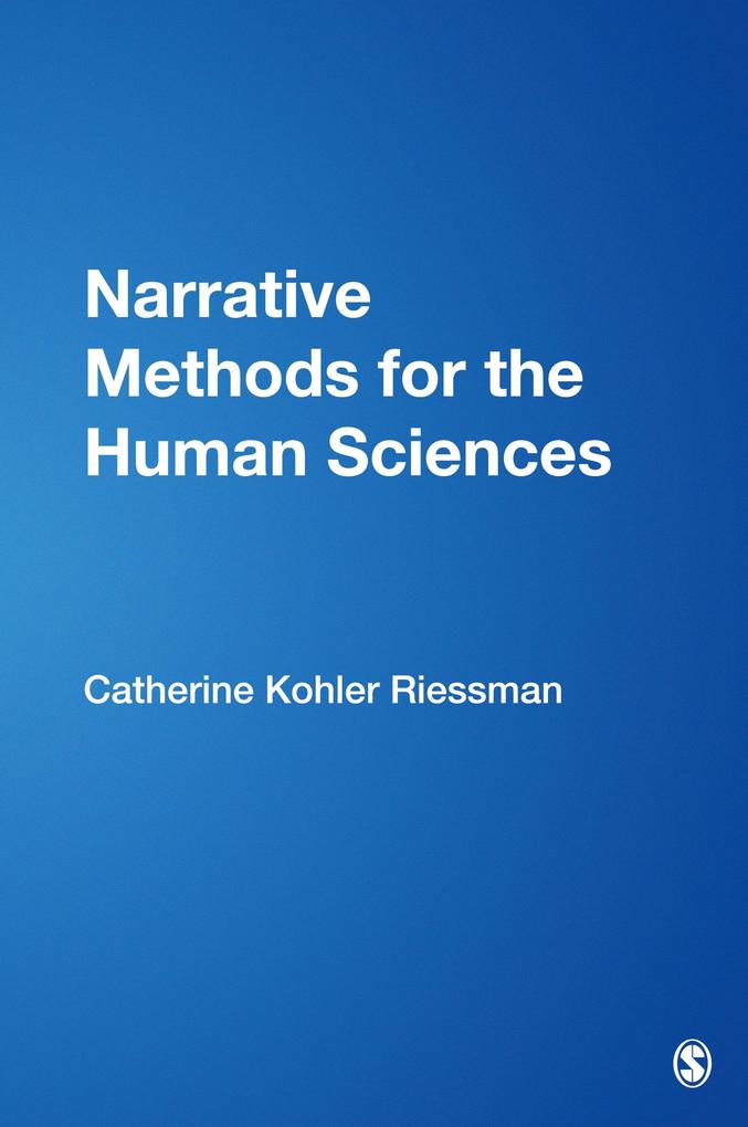 Narrative Methods for the Human Sciences