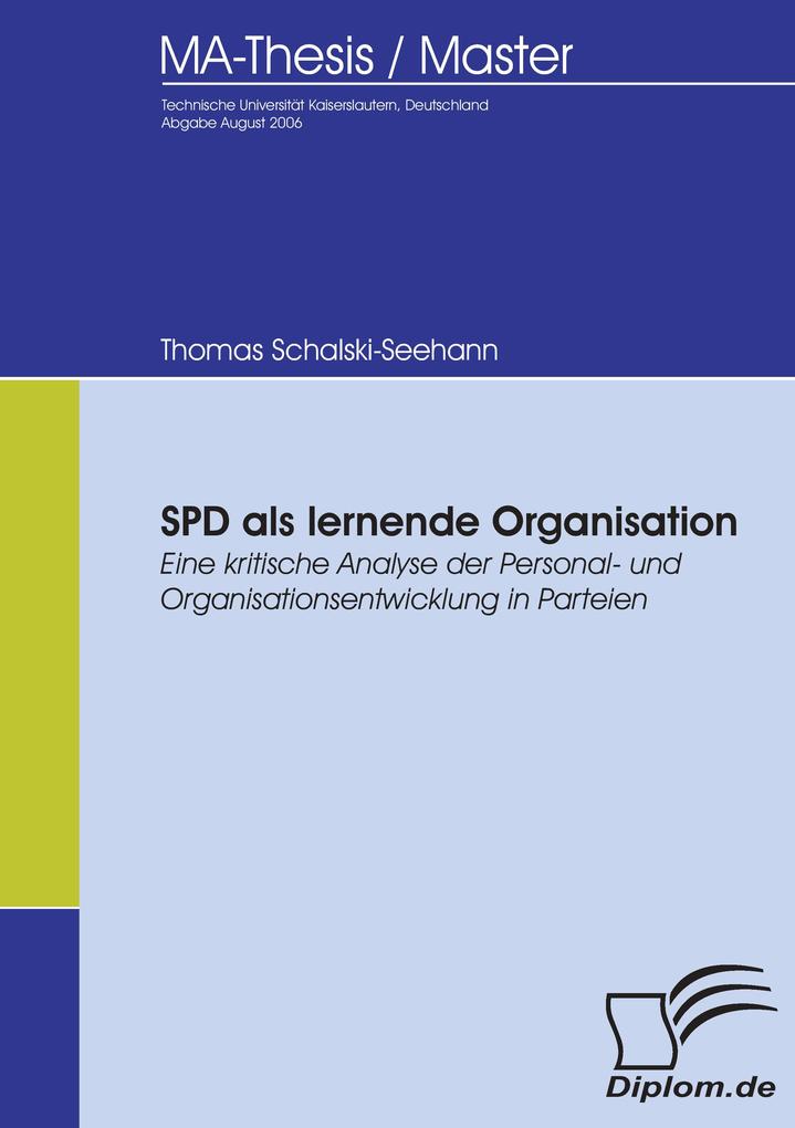 SPD als lernende Organisation