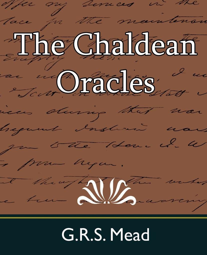 The Chaldean Oracles