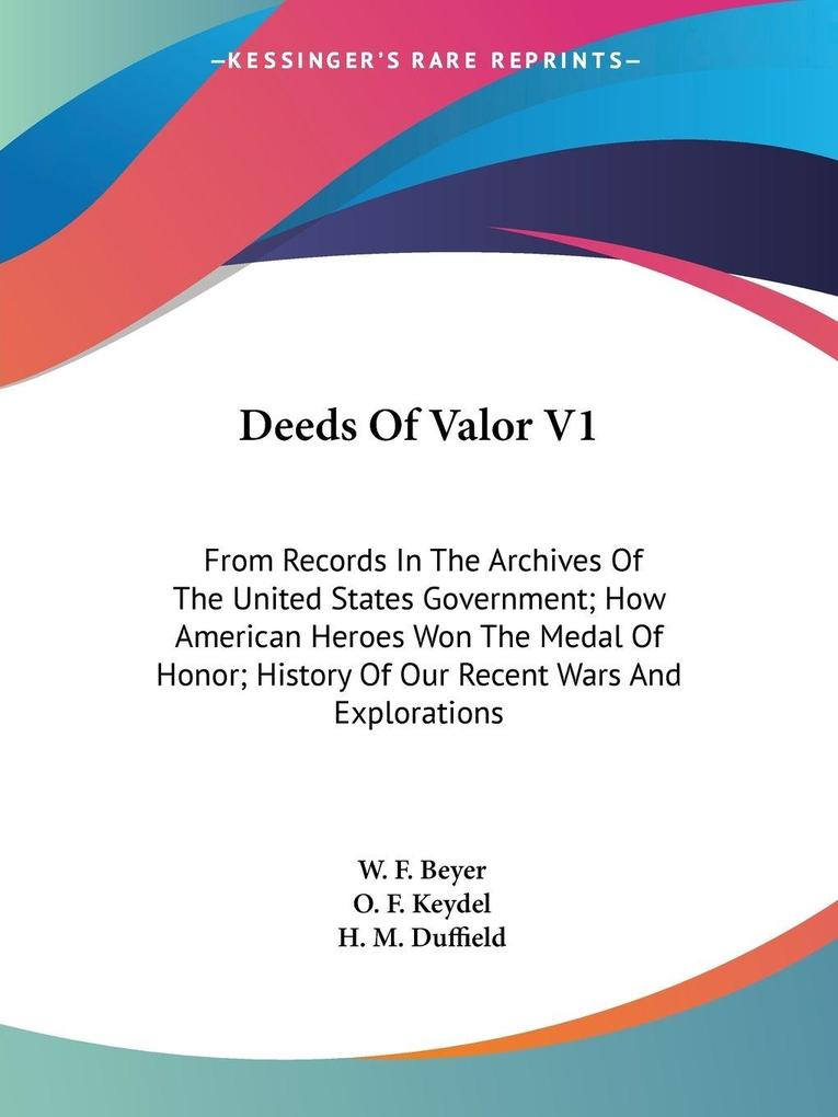 Deeds Of Valor V1