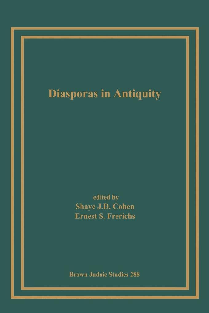 Diasporas in Antiquity
