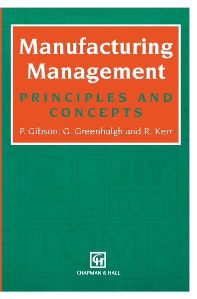 Manufacturing Management