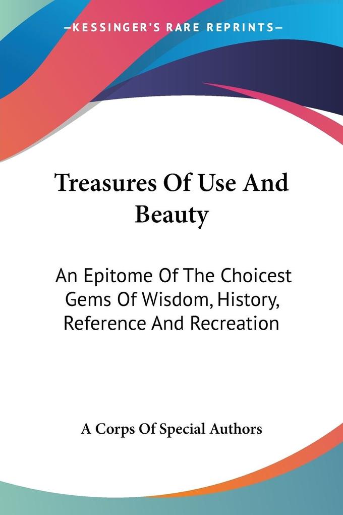 Treasures Of Use And Beauty