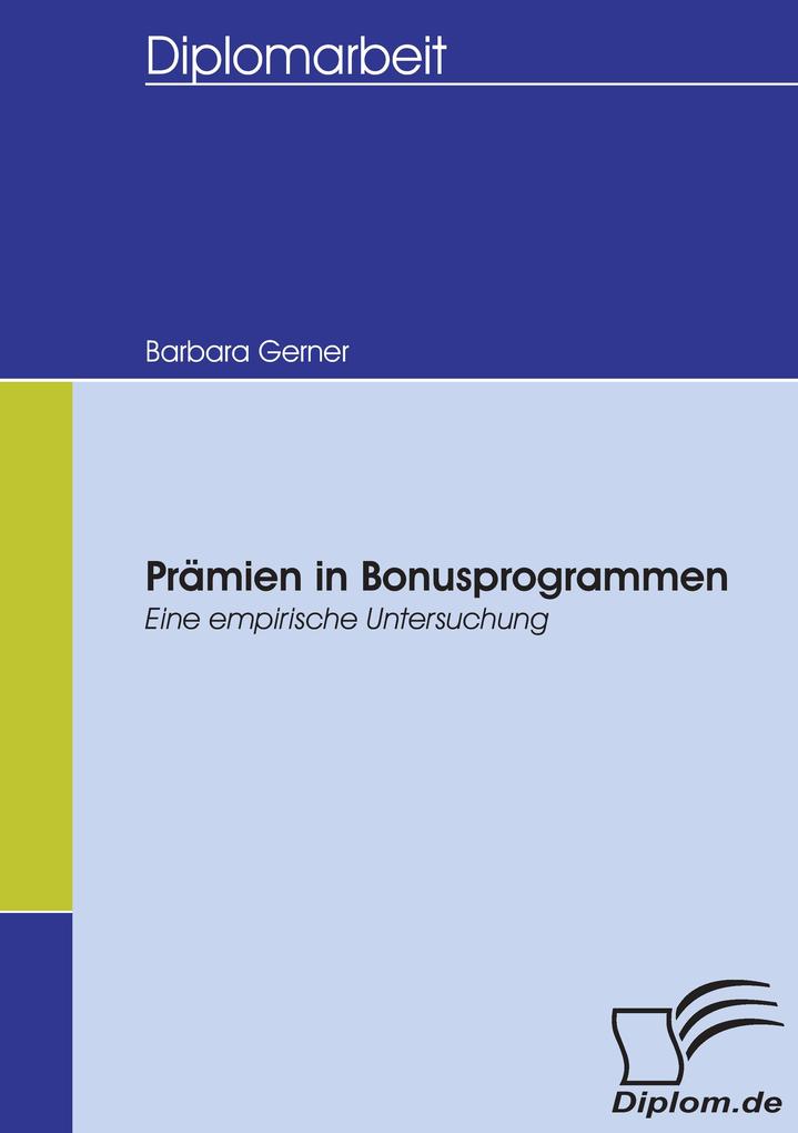 Prämien in Bonusprogrammen