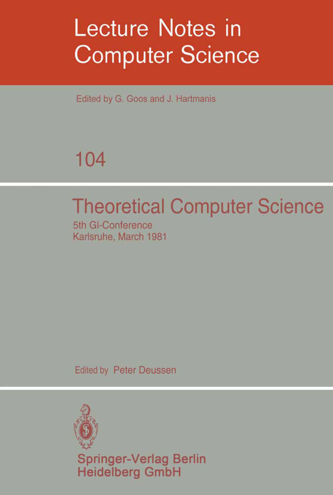 Theoretical Computer Science - P. Deussen
