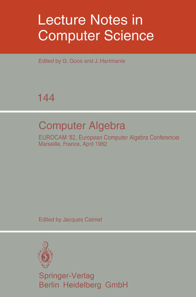 Computer Algebra - Jacques Calmet