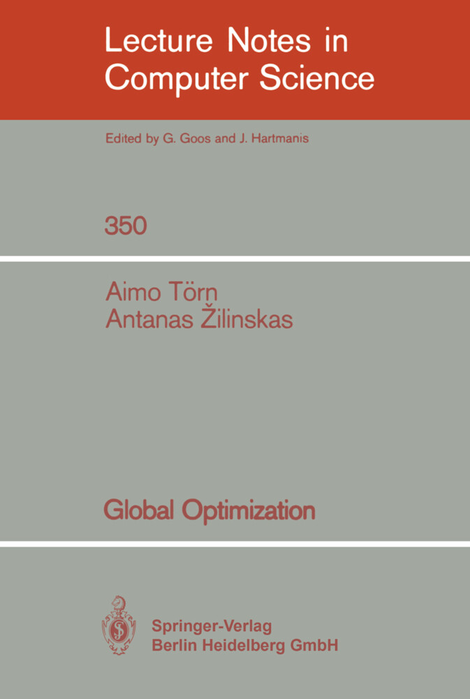 Global Optimization - Aimo Törn/ Antanas Zilinskas