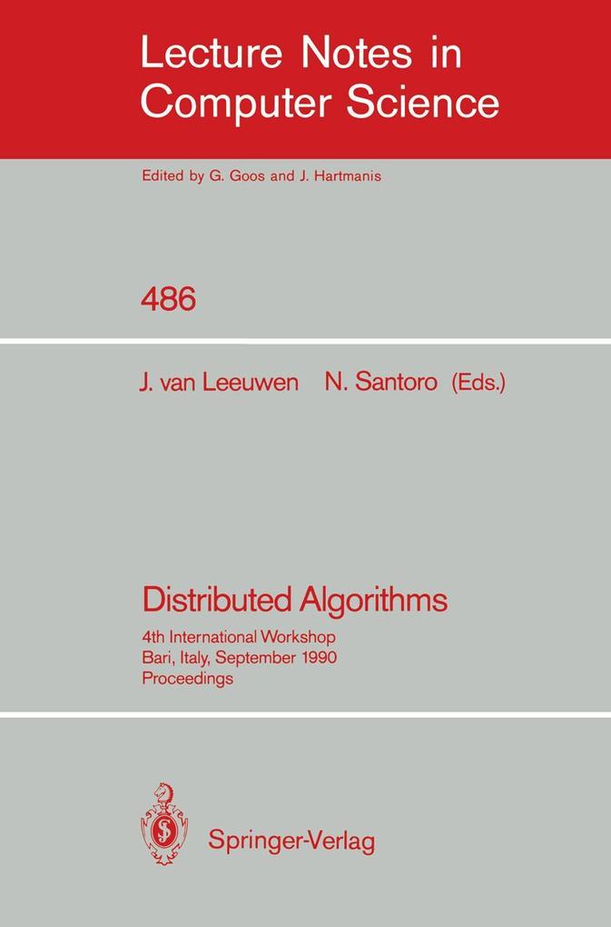 Distributed Algorithms