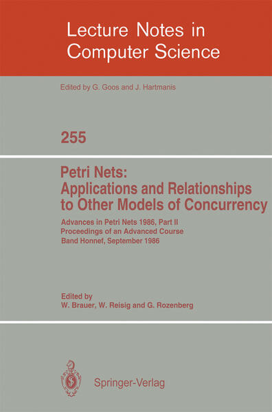 Advances in Petri Nets 1986. Proceedings of an Advanced Course Bad Honnef 8.-19. September 1986