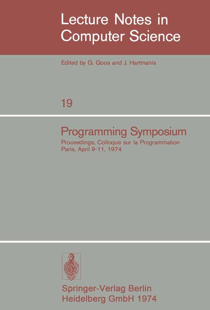 Programming Symposium