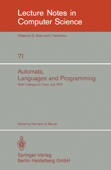 Automata Languages and Programming - H. A. Maurer