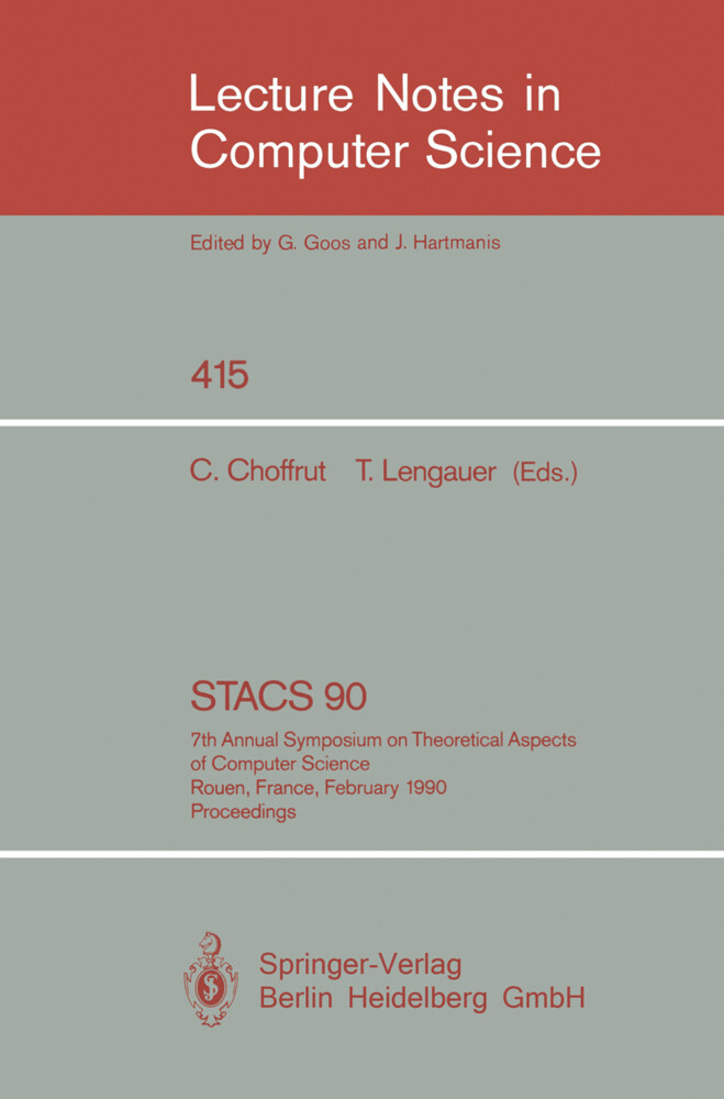 STACS 90 - Christian Choffrut/ Thomas Lengauer