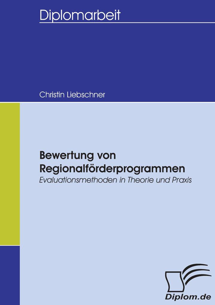 Bewertung von Regionalförderprogrammen