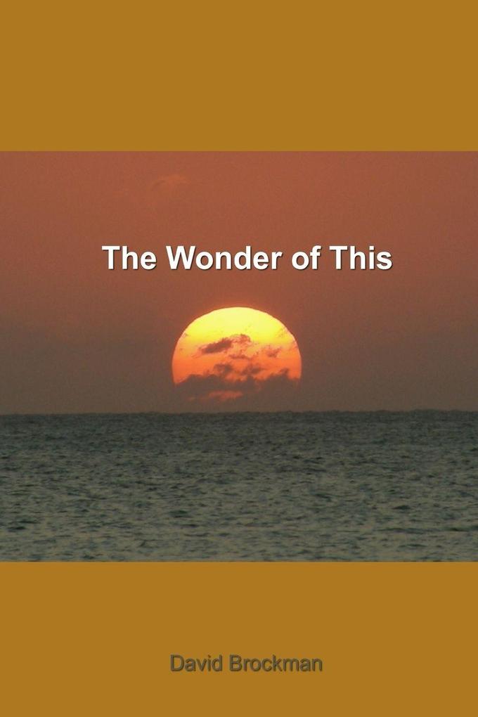the wonder of this