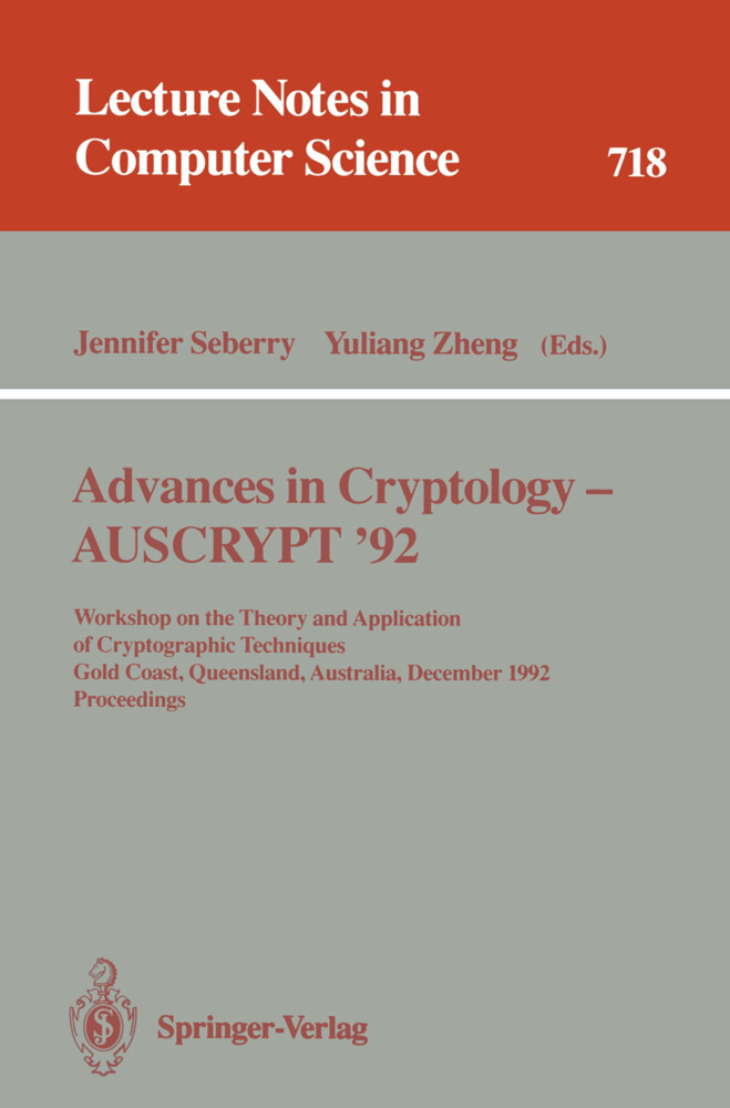 Advances in Cryptology - AUSCRYPT ‘92