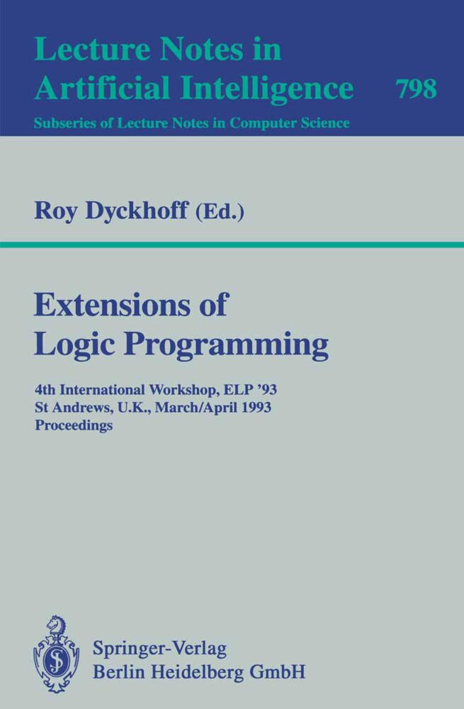 Extensions of Logic Programming - Roy Dyckhoff