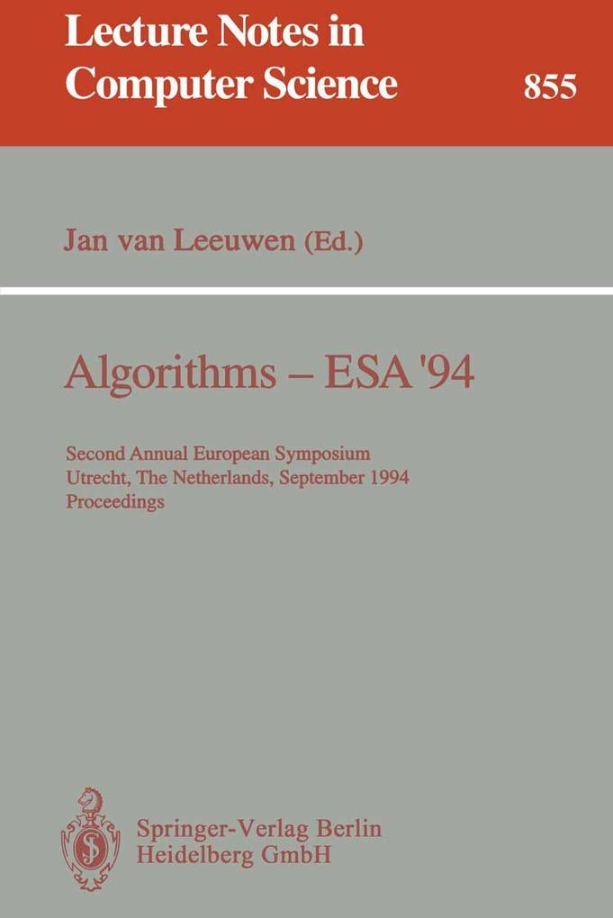 Algorithms - ESA '94